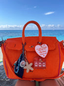 ORANGE TOWEL TOTE